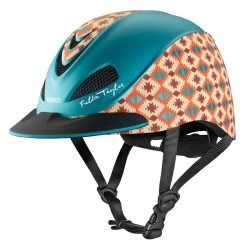 Troxel Fallon Taylor Teal Aztec Helmet