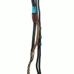 Fabio Ribeiro American Left Handed Junior 7 Plait Braided Bull Rope -NRS World Sales FR JBR L 12 1